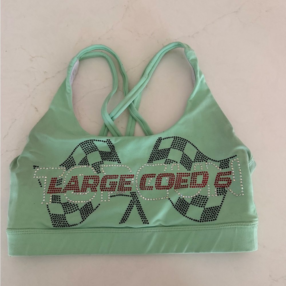 TGLC racing year sports bra